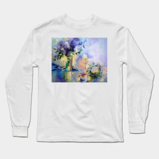 Still life with flowers Long Sleeve T-Shirt